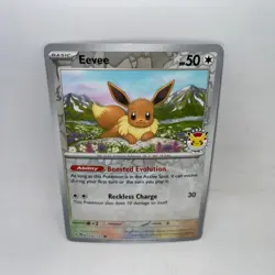 Eevee 074/131 Pokemon Day Cosmos Holo Promo Prismatic Evolutions - Image 1