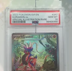 Pokemon Koraidon ex 247/198 SV01 Special Illustration Rare 230 HP Holo Basic - Image 1