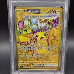 2024 Pokemon SSP en Pikachu EX Hyper Rare PSA 10 Gem Mint - Image 2