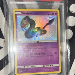 Pokemon Hidden Fates Shiny Vault Seviper SV15/SV94 Holo PSA 9 (2019) - Image 3