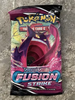 Pokemon TCG Sword & Shield Fusion Strike Booster Pack Sealed Gengar!! - Image 1