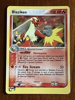 Blaziken 3/109 Holo EX Ruby & Sapphire Pokemon TCG - Image 1