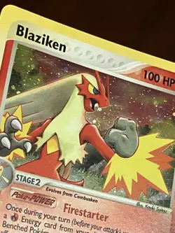 Blaziken 3/109 Holo EX Ruby & Sapphire Pokemon TCG - Image 3