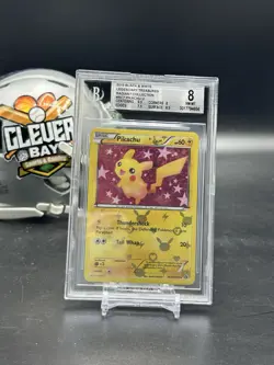 Pokemon Legendary Treasures Radiant Collection Pikachu #RC7 BGS 8 (CBMH) - Image 1
