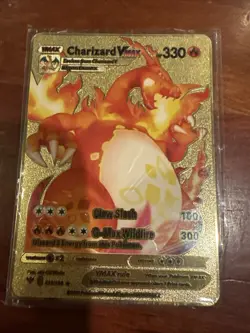 Charizard VMAX Gold Foil Pokemon Card - Image 3