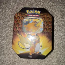 Pokemon - Hidden Fates "Raichu GX Tin" Sealed NEW - Image 1