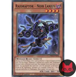 Yugioh Raidraptor - Noir Lanius PHNI-EN004 Common 1st Edition NM - Image 1
