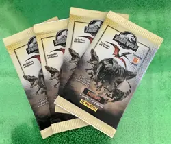 New & sealed Panini Jurassic World Roar Trading Cards booster x4 bundle 2025 - Image 1