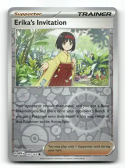 Erika's Invitation 160/165 - 151 Reverse Holo - Pokemon Card NM/M - Image 1
