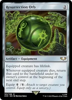 1x Resurrection Orb - Universes Beyond: Warhammer 40,000 MTG - Image 1