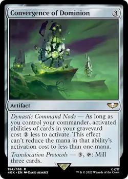 1x Convergence of Dominion - Universes Beyond: Warhammer 40,000 MTG - Image 1