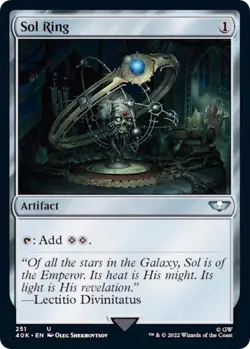 1x Sol Ring (251) - Universes Beyond: Warhammer 40,000 MTG - Image 1