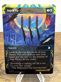 MTG Secrets Of Strixhaven Mystical Archive, Stock Up - Foil - Image 1