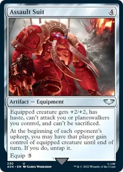 1x Assault Suit - Universes Beyond: Warhammer 40,000 MTG - Image 1