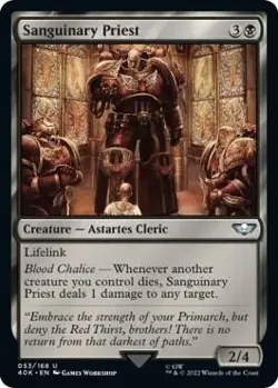 1x Sanguinary Priest - Universes Beyond: Warhammer 40,000 MTG - Image 1