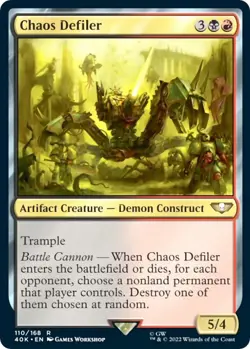 1x Chaos Defiler - Universes Beyond: Warhammer 40,000 MTG - Image 1