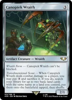 1x Canoptek Wraith - Universes Beyond: Warhammer 40,000 MTG - Image 1