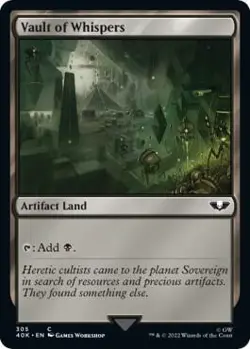 1x Vault of Whispers - Universes Beyond: Warhammer 40,000 MTG - Image 1