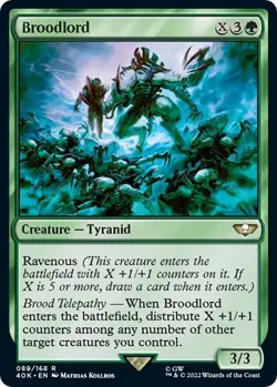 1x Broodlord - Universes Beyond: Warhammer 40,000 MTG - Image 1