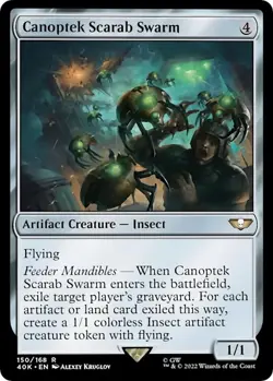 1x Canoptek Scarab Swarm - Universes Beyond: Warhammer 40,000 MTG - Image 1