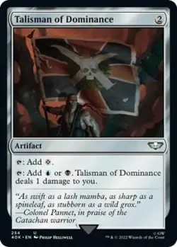 1x Talisman of Dominance (254) - Universes Beyond: Warhammer 40,000 MTG - Image 1