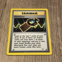 PokeGear 88/111 Rare Neo Genesis Set Pokemon Card WOTC - Image 1