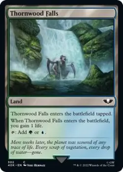 1x Thornwood Falls - Universes Beyond: Warhammer 40,000 MTG - Image 1