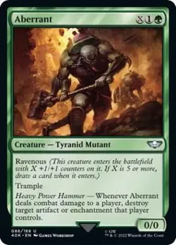 1x Aberrant - Universes Beyond: Warhammer 40,000 MTG - Image 1