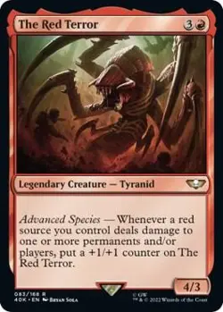 1x The Red Terror - Universes Beyond: Warhammer 40,000 MTG - Image 1