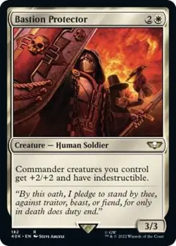 1x Bastion Protector - Universes Beyond: Warhammer 40,000 MTG - Image 1
