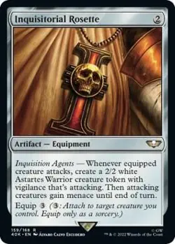 1x Inquisitorial Rosette - Universes Beyond: Warhammer 40,000 MTG - Image 1