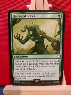 Hardened Scales - Fallout - NM - Rare - MTG - Image 1