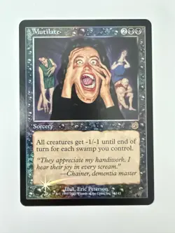 Magic: The Gathering - MTG - Mutilate - Torment - FOIL - M/NM - Image 1