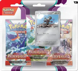 Pokemon TCG: Scarlet & Violet Paldea Evolved Triple Pack (Varoom) Factory Sealed - Image 1