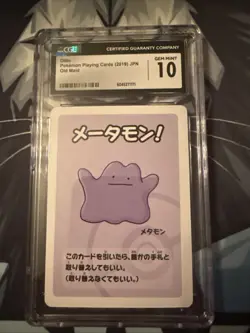 Pokemon TCG Ditto Old Maid Japanese Playing Cards (2019) - CGC 10 +BONUS!!! - Image 1
