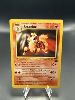 Pokemon Card TCG Arcanine Black Star Promo 6 League 2000 C - Image 1