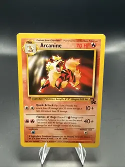 Pokemon Card TCG Arcanine Black Star Promo 6 League 2000 C - Image 2