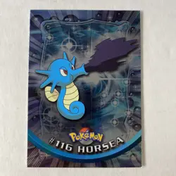 Pokemon Tv Animation Edition Series 2 Horsea #116 Foil Blue Logo 2000 LP/NM - Image 1