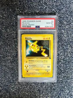1999 POKEMON GAME MOVIE PROMO #4 PIKACHU PSA 10 - Image 1