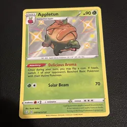 Pokemon TCG Appletun Shining Fates SV014/SV122 Holo Shiny Holo Rare - Image 1