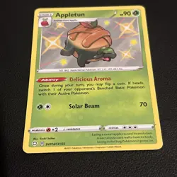 Pokemon TCG Appletun Shining Fates SV014/SV122 Holo Shiny Holo Rare - Image 2