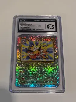 Pokemon Legendary Collection 14/110 Jolteon Reverse Holo CGC 9.5 Mint+ - Image 1