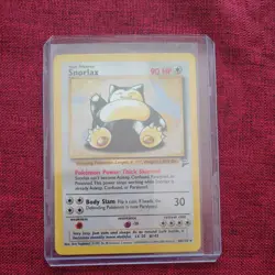 Pokemon Snorlax 27/64 - Jungle Set Non-Holo Rare - NM Vintage WotC - Image 1