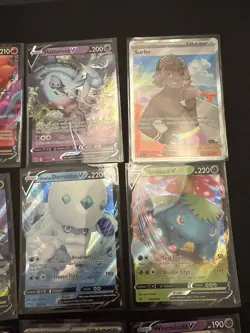 Pokemon Card Lot Secret Illustration Full Art Rare V Card X 9 (Lot DD) - Image 3