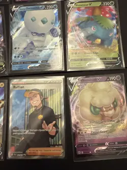 Pokemon Card Lot Secret Illustration Full Art Rare V Card X 9 (Lot DD) - Image 5