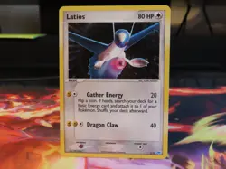 Latios Holo EX Trainer Kit Near Mint Sleeved Pokemon Card NM Rare Clean - Image 1