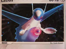 Latios Holo EX Trainer Kit Near Mint Sleeved Pokemon Card NM Rare Clean - Image 2