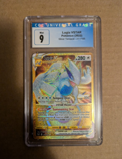 2022 Pokemon Lugia VSTAR 211/195 Silver Tempest CGC Mint 9 - Image 1