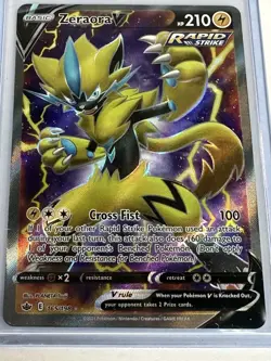 Zeraora V 165/198 Chilling Reign NM Full Art Ultra Rare Pokemon Card - Image 1