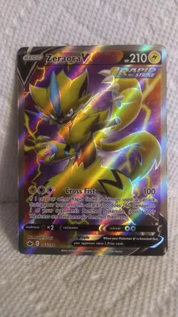 Pokemon TCG Zeraora V Chilling Reign 165/198 Holo Full Art - Image 2